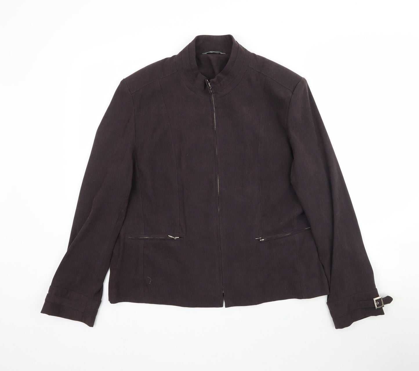 Womens UK Size 20 Mia Moda Brown Jacket