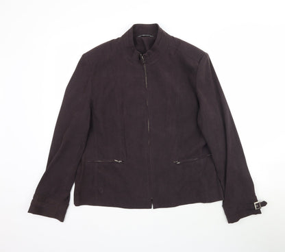 Womens UK Size 20 Mia Moda Brown Jacket