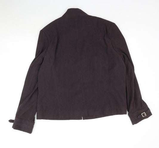 Womens UK Size 20 Mia Moda Brown Jacket
