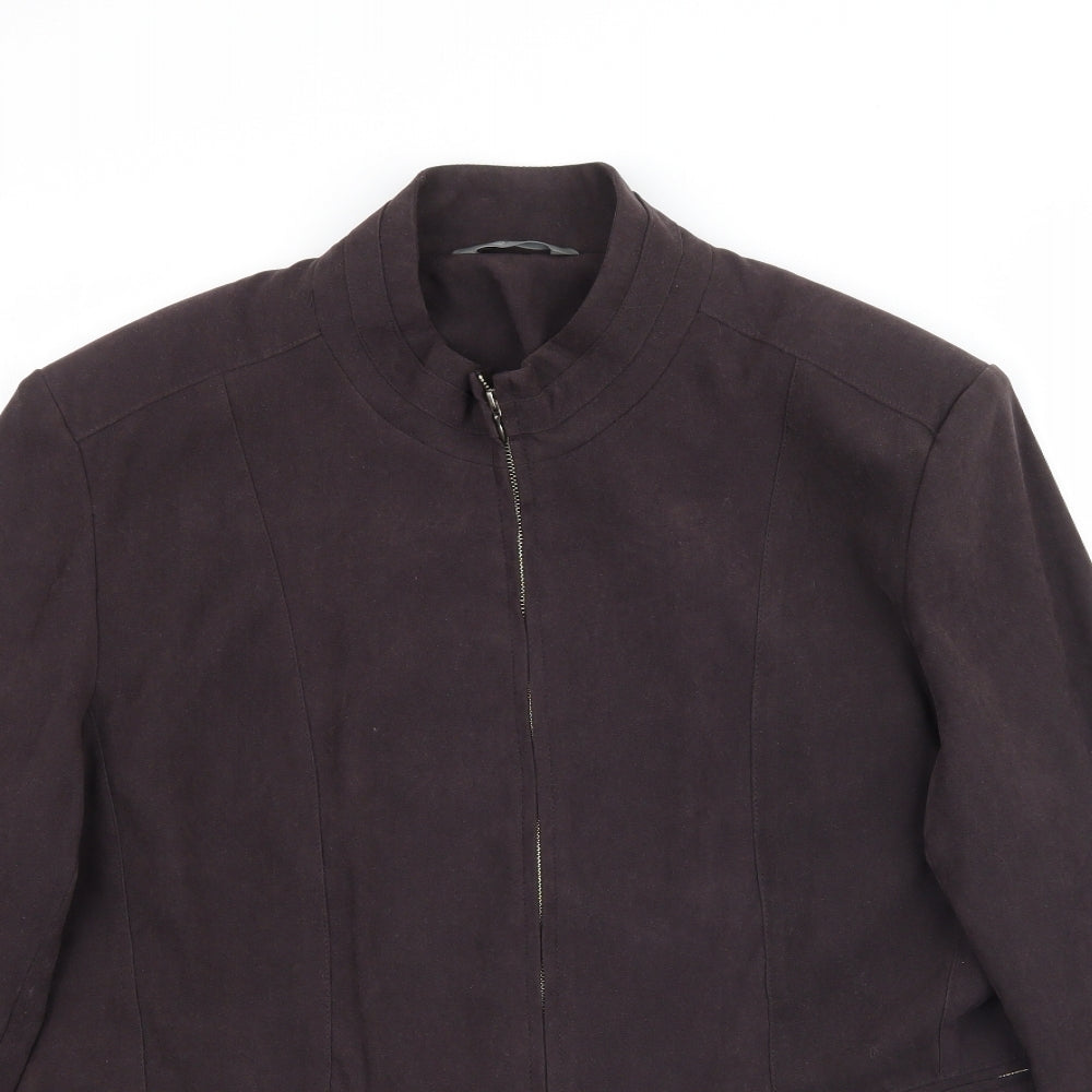 Womens UK Size 20 Mia Moda Brown Jacket