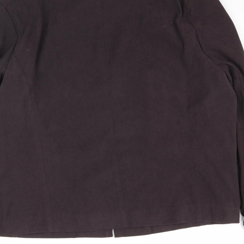 Womens UK Size 20 Mia Moda Brown Jacket