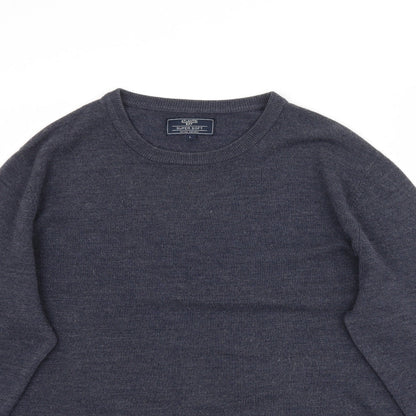 BHS Mens Grey  Knit Pullover Jumper Size L