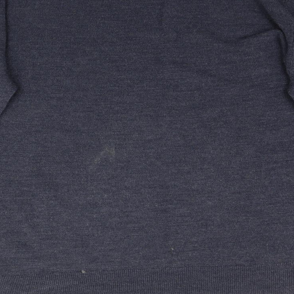 BHS Mens Grey  Knit Pullover Jumper Size L