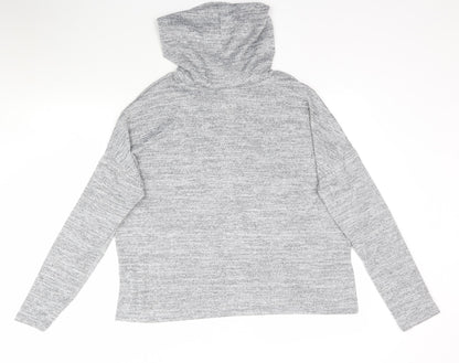 Womens UK Size M Papaya Grey Pullover Jumper