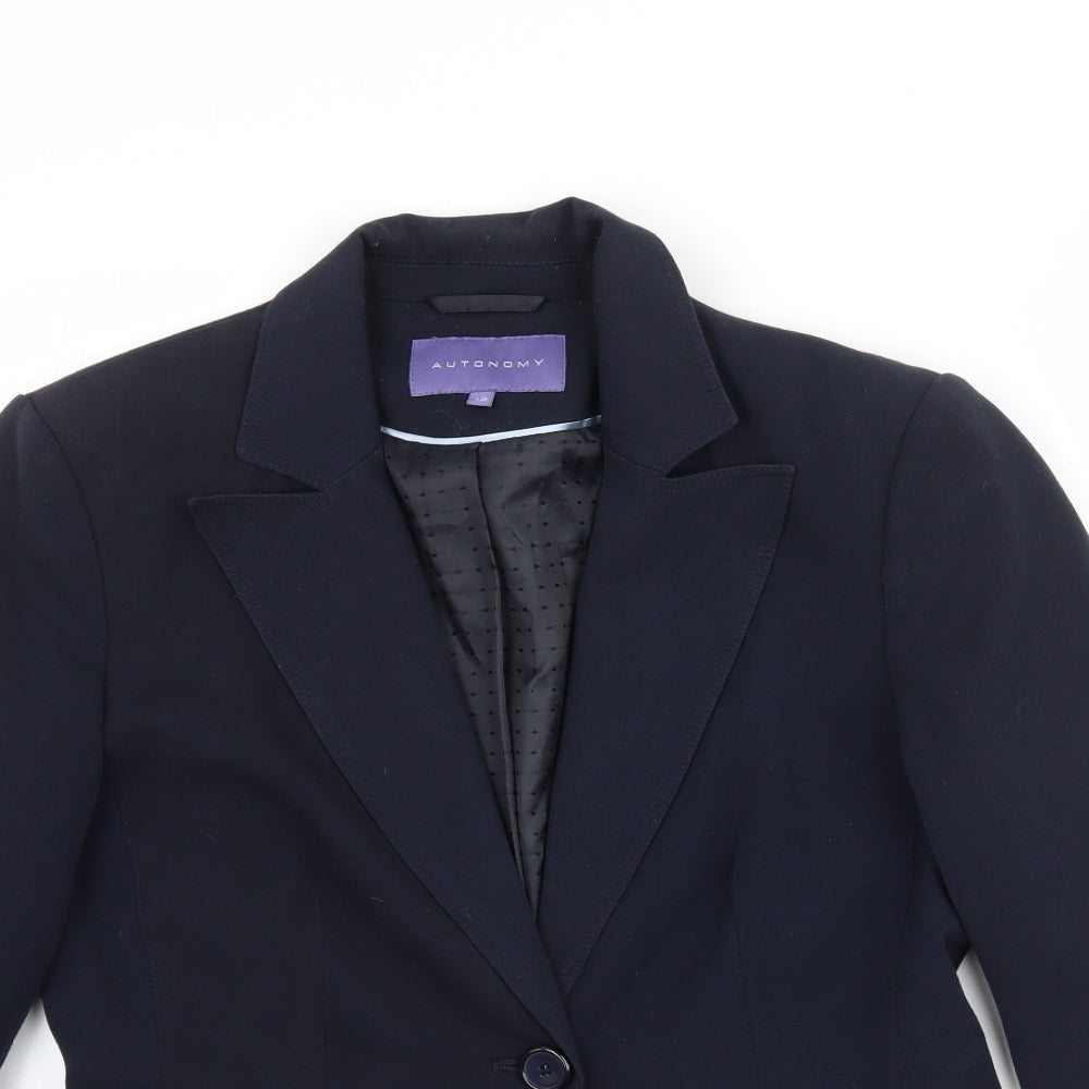 Autonomy Womens Blue   Jacket Blazer Size 12