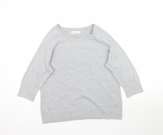 Womens UK Size 14 Marks and Spencer Grey Pullover Jumper