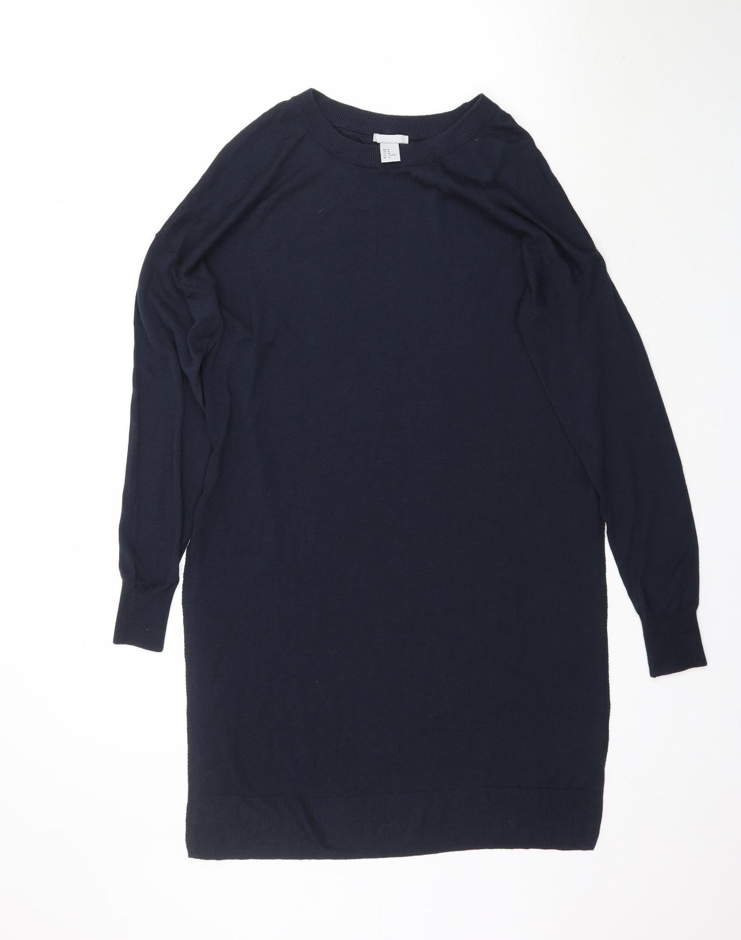 Womens UK Size M H&M Blue Pullover Jumper