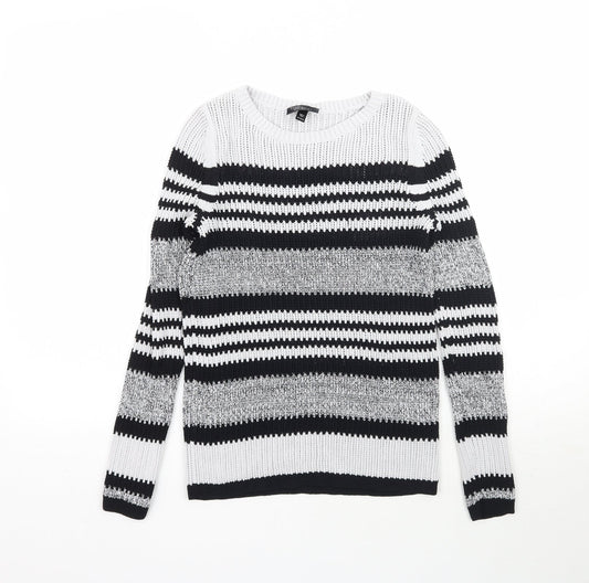 Womens UK Size 6 Topshop Grey Pullover Jumper