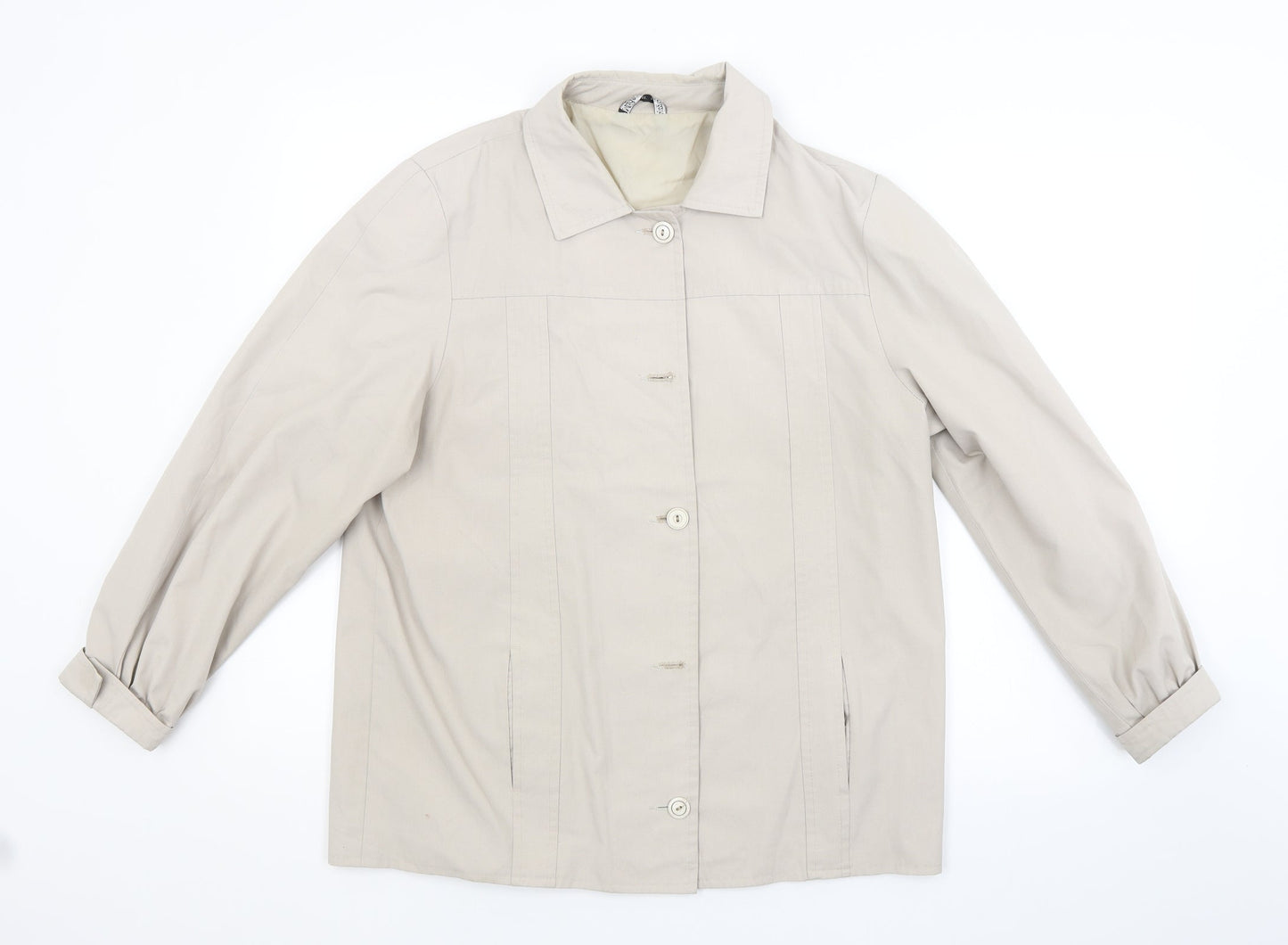 Womens UK Size  Preworn Beige Jacket