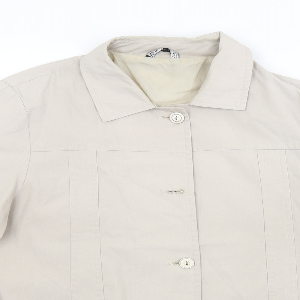 Womens UK Size  Preworn Beige Jacket
