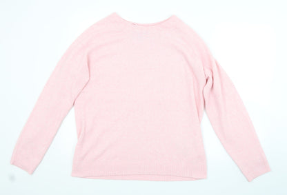 Womens UK Size XL VERO MODA Pink Pullover Jumper