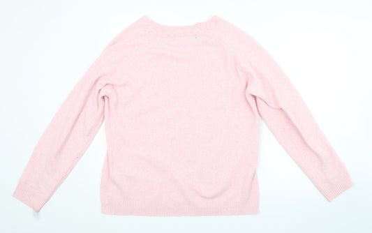 Womens UK Size XL VERO MODA Pink Pullover Jumper
