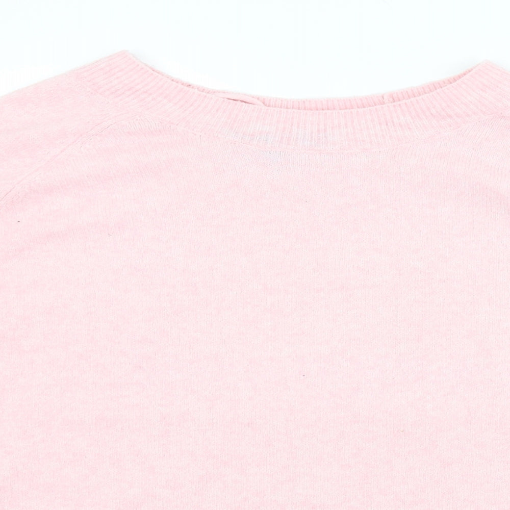 Womens UK Size XL VERO MODA Pink Pullover Jumper