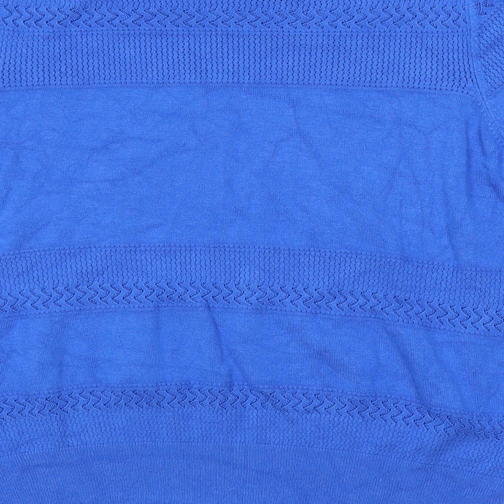 Womens UK Size  Preworn Blue Pullover Jumper