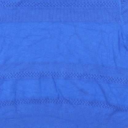 Womens UK Size  Preworn Blue Pullover Jumper