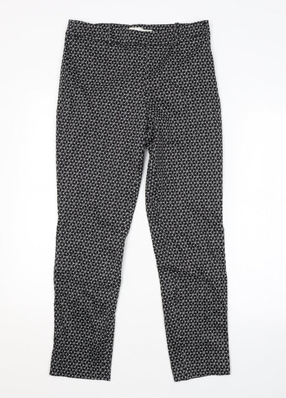 Womens UK Size 10 H&M Regular Fit  Black Trousers