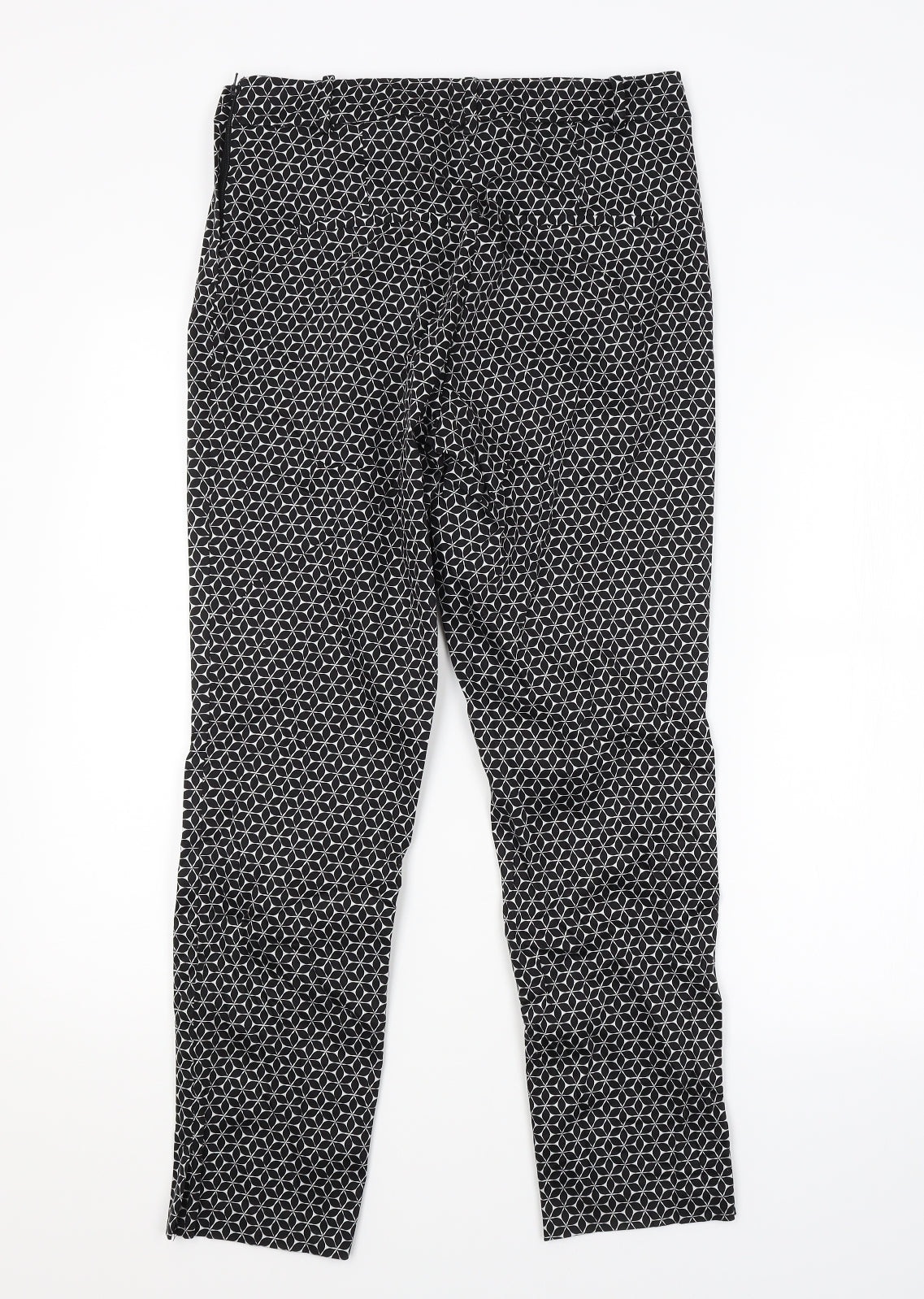 Womens UK Size 10 H&M Regular Fit  Black Trousers