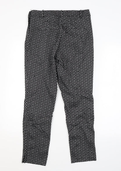 Womens UK Size 10 H&M Regular Fit  Black Trousers