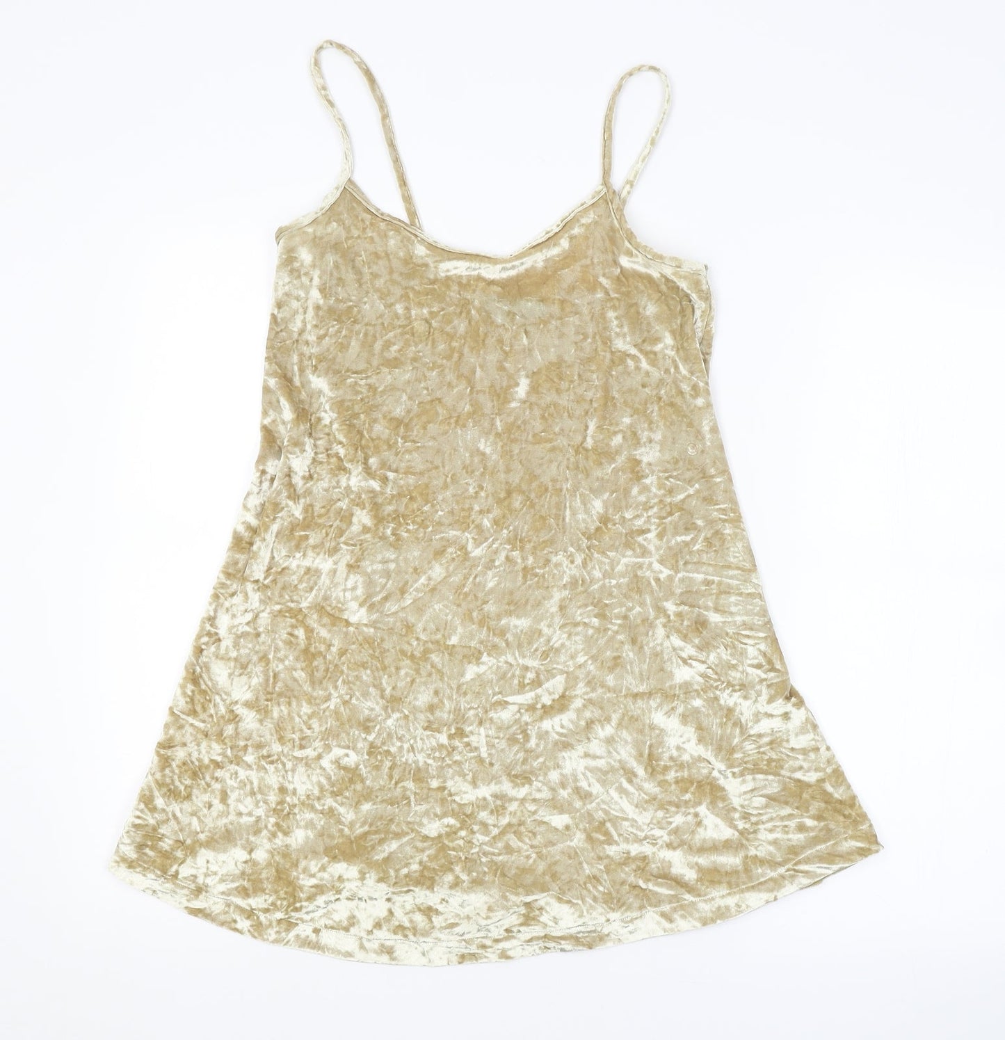 Missy Empire Womens Gold   Basic Tank