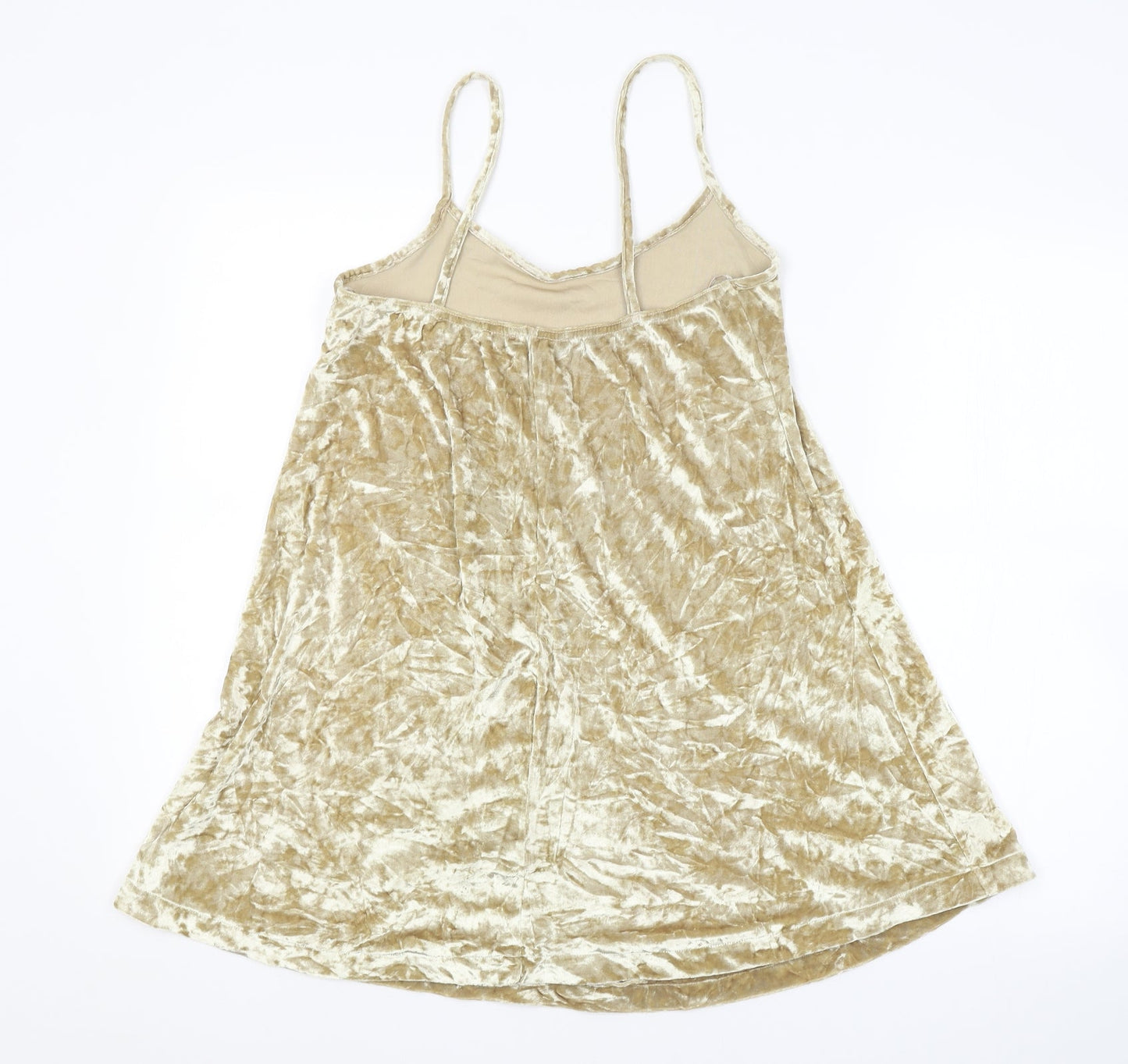 Missy Empire Womens Gold   Basic Tank