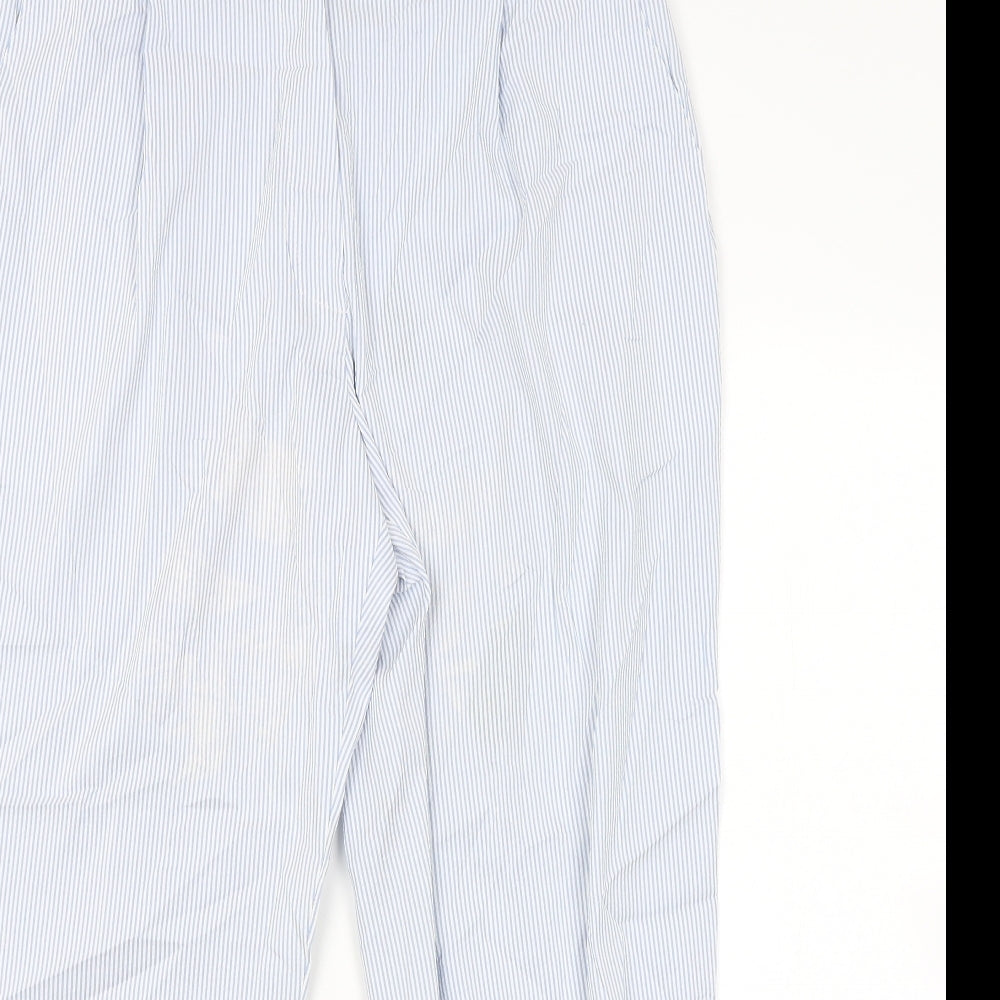 Womens UK Size 16 M&S Regular Fit  Blue Trousers