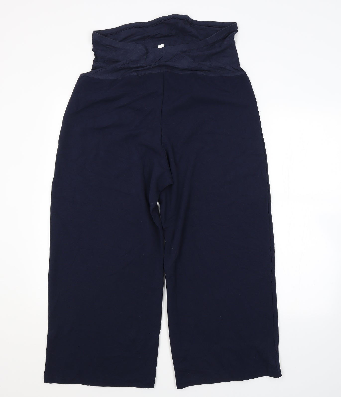 Womens UK Size L H&M Regular Fit  Blue Trousers