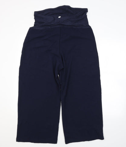 Womens UK Size L H&M Regular Fit  Blue Trousers