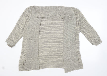 Womens UK Size 14 Atmosphere Beige Cardigan Jumper