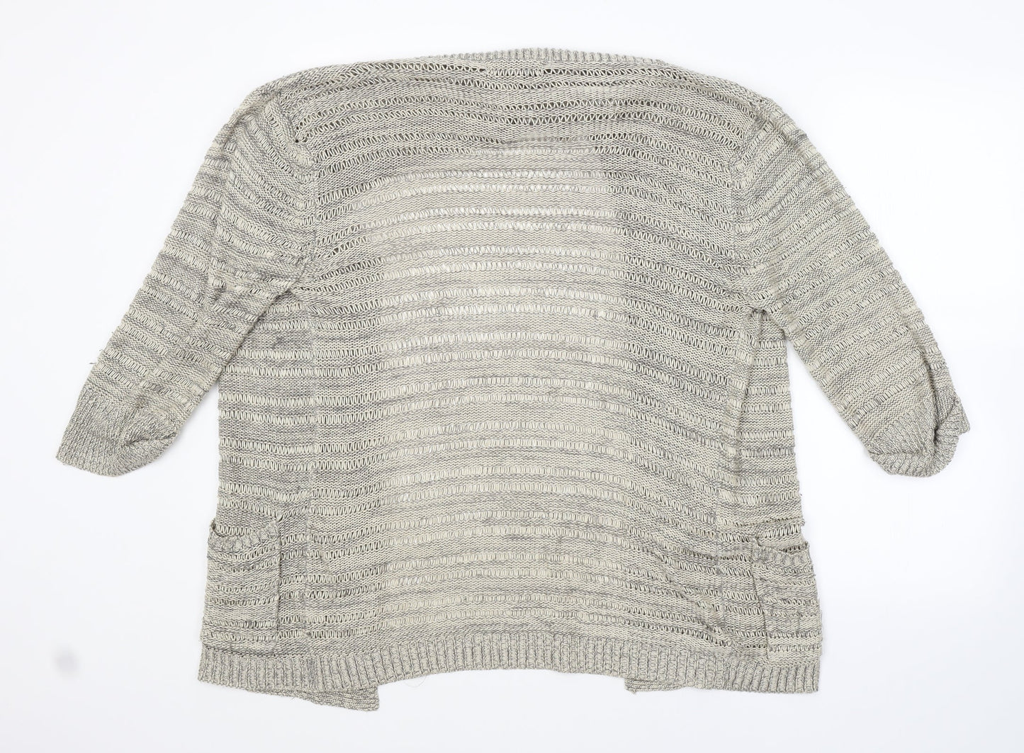 Womens UK Size 14 Atmosphere Beige Cardigan Jumper