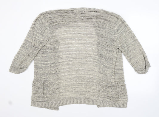 Womens UK Size 14 Atmosphere Beige Cardigan Jumper