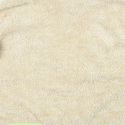 Womens UK Size M H&M Beige Full Zip Jumper
