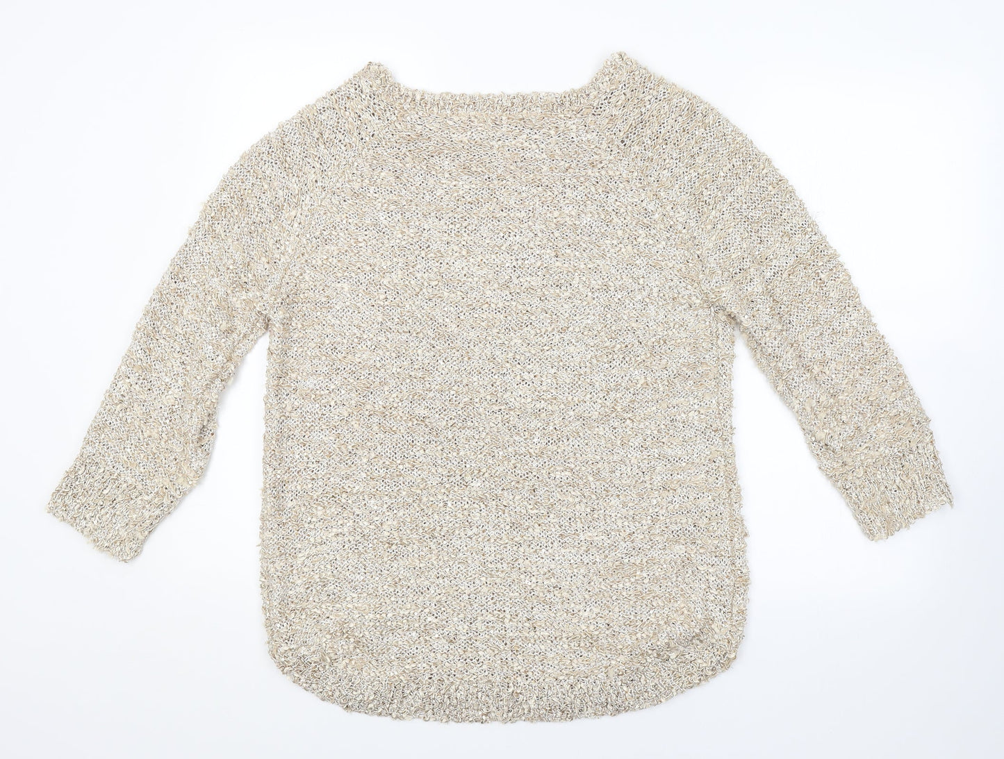 Womens UK Size M BM Gold Pullover Jumper