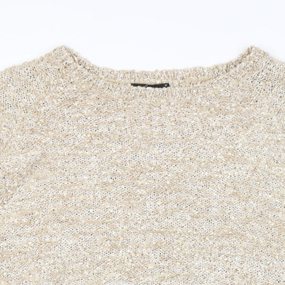 Womens UK Size M BM Gold Pullover Jumper