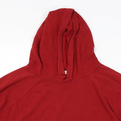 H&M Womens Red   Pullover Hoodie Size S