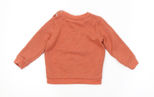 F&F Baby Orange   Pullover Jumper Size 9-12 Months