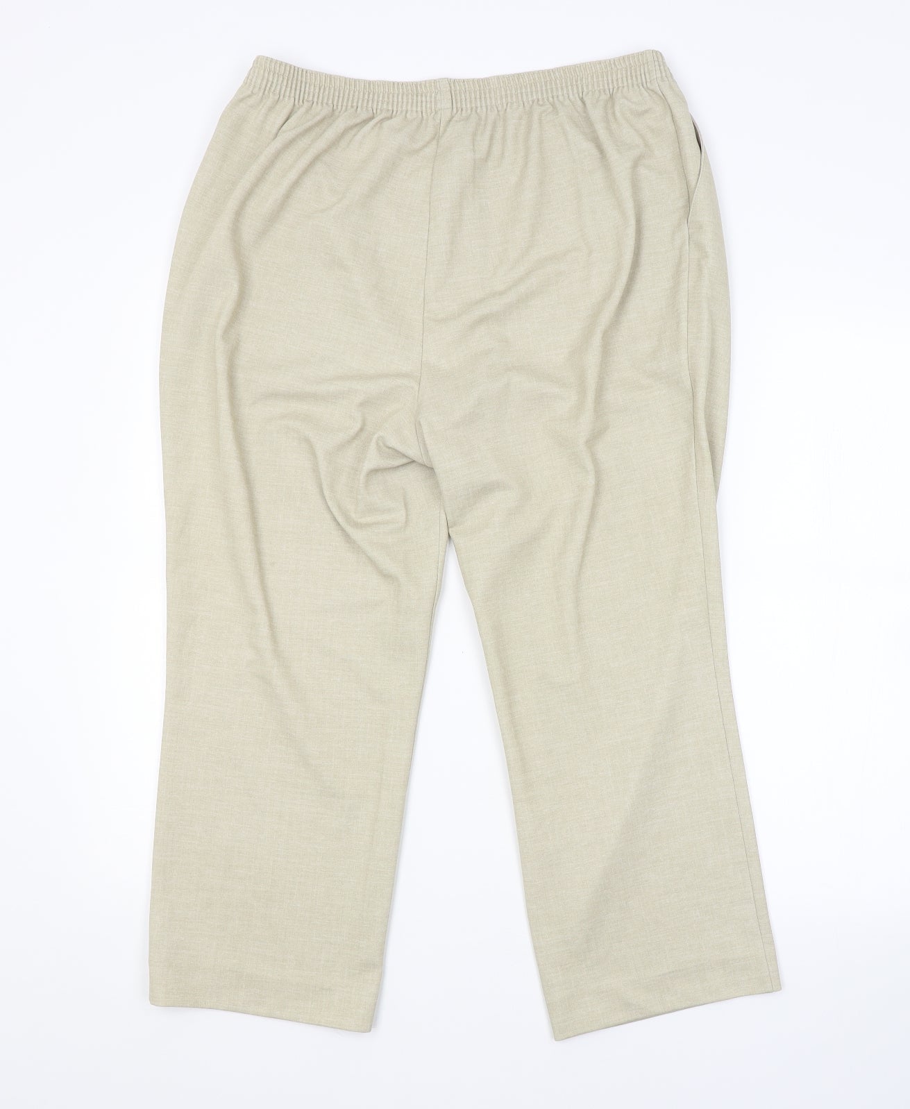 Womens UK Size  Preworn Regular Fit  Green Trousers