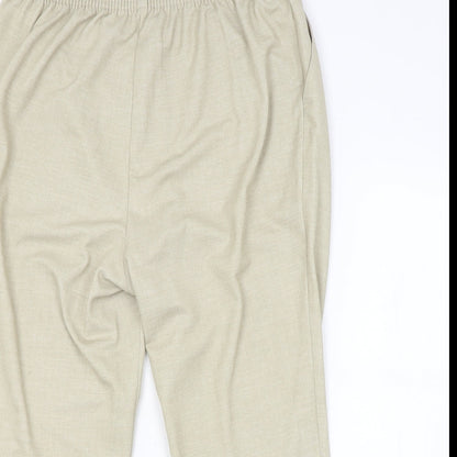 Womens UK Size  Preworn Regular Fit  Green Trousers