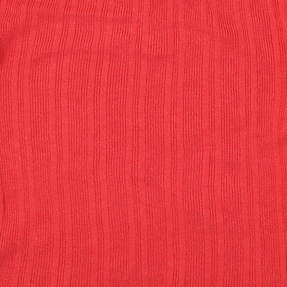 Primark Womens Red Striped  Pullover Jumper Size 14