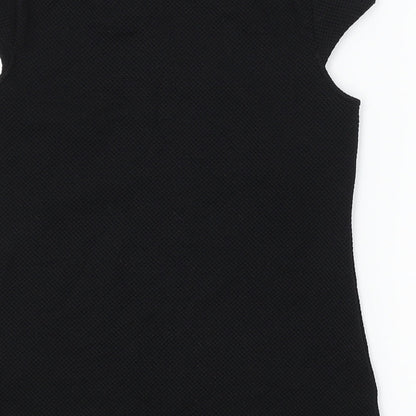 Womens UK Size 6 Dorothy Perkins Black Basic Blouse