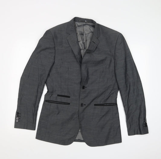 Mens UK Size 36 VOEUT Regular Grey Suit Jacket