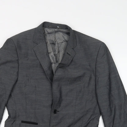 Mens UK Size 36 VOEUT Regular Grey Suit Jacket