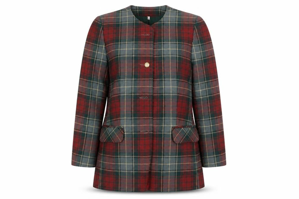 Womens UK Size 12 EDINBURGH Multicoloured Jacket