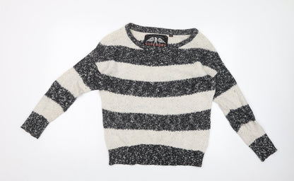 Womens UK Size  SUPDERDRY Multicoloured Pullover Sweatshirt