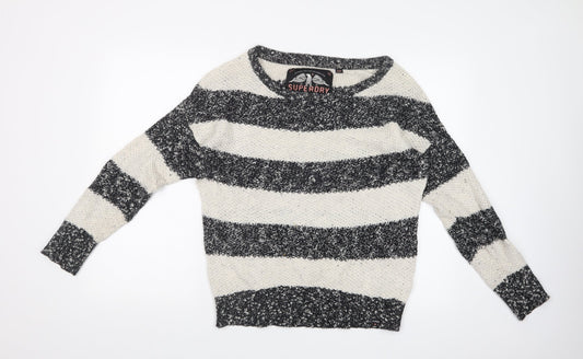 Womens UK Size  SUPDERDRY Multicoloured Pullover Sweatshirt