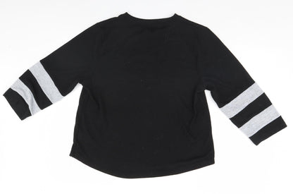 Womens UK Size 14 Peacocks Black Pullover Jumper