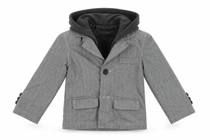 Preworn Boys Grey   Pullover Hoodie Size 3-4 Years