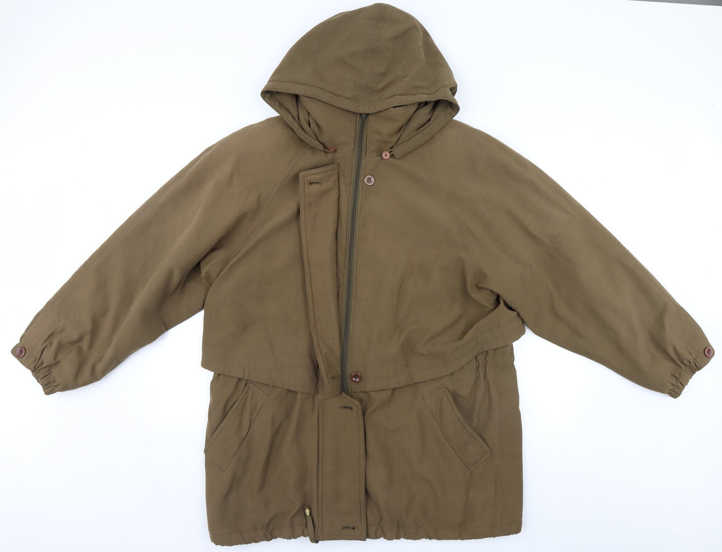 Womens UK Size 12 Savannah Brown Overcoat
