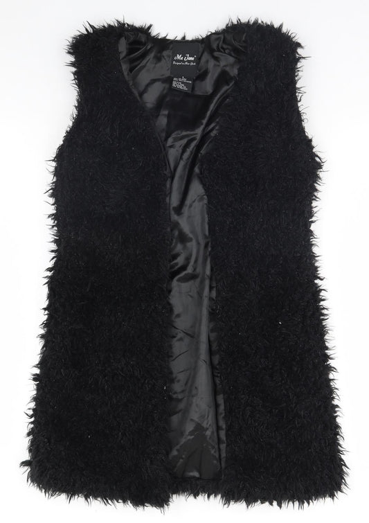 Womens UK Size S Me Jane Black Overcoat