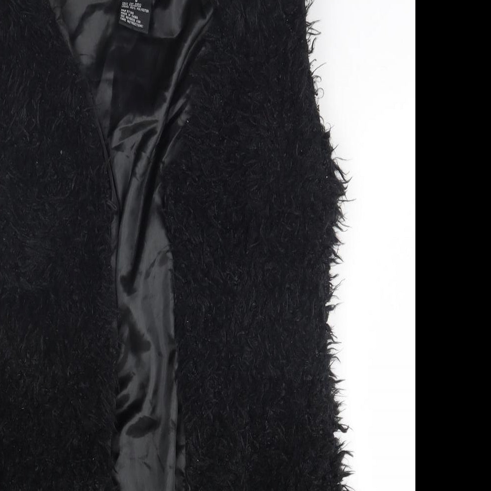 Womens UK Size S Me Jane Black Overcoat