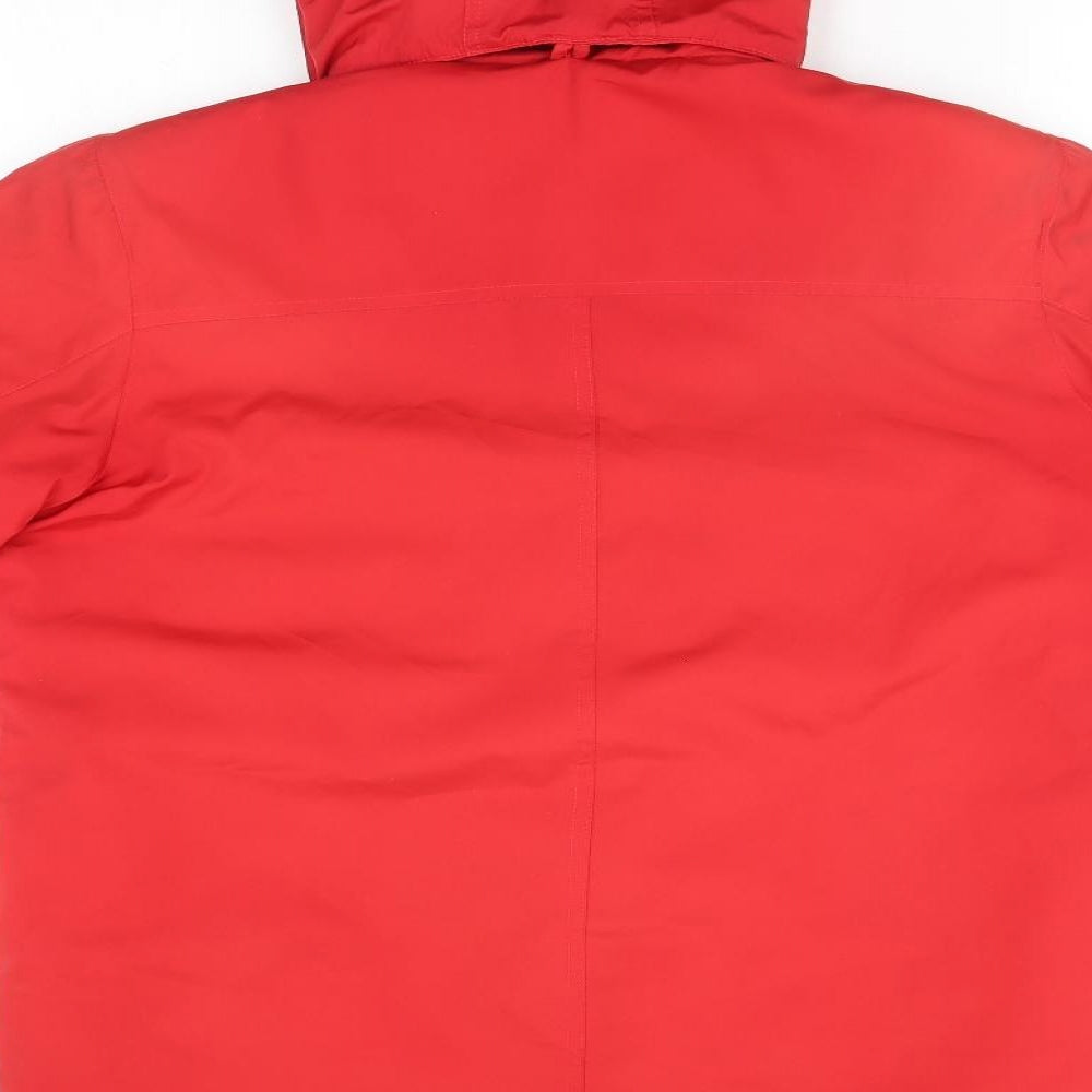 Womens UK Size  Preworn Red Rain Coat